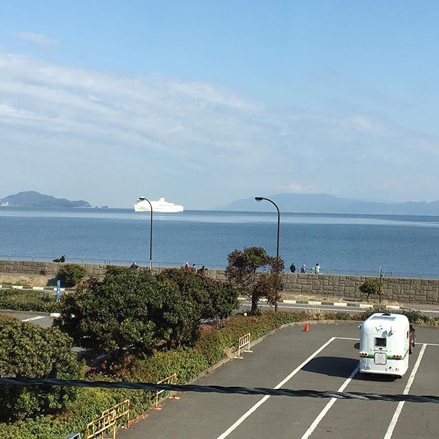 写真選択ミス(≧∀≦)長期のキャンカーの旅も最後です全ての人達に感謝を込めて乗船しますありがとうございました