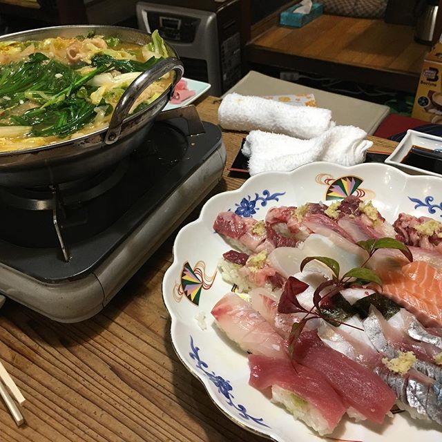 昨日は熊本のクライアントさんと馬刺しのお寿司で超豪華版